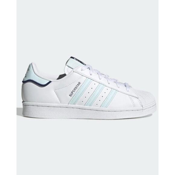 adidas Shoes - Adidas Originals Superstar Women Casual Shoes White / Almost Blue 4Y 5.5W